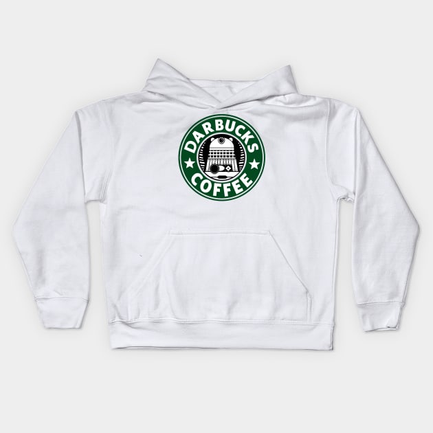 Darbucks Coffee Kids Hoodie by tone